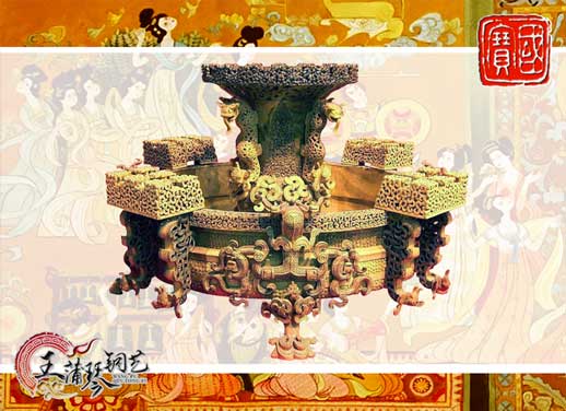 銅尊盤，曾侯乙尊盤，國寶級文物之一