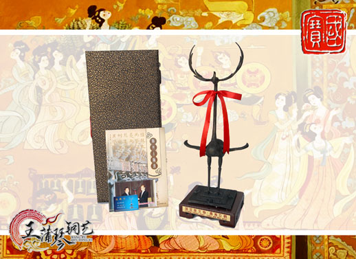 鹿鶴、鹿角立鶴、國寶級文物、隨州市標(biāo)、八藝節(jié)標(biāo)志、隨州特色禮品